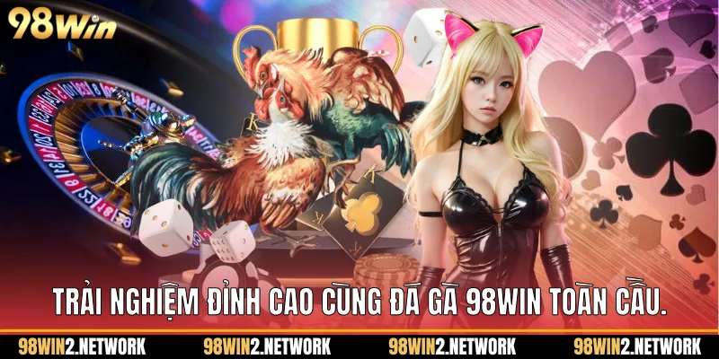 Trải nghiệm đỉnh cao cùng Đá gà 98Win toàn cầu.